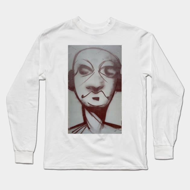 Mr Faceman Long Sleeve T-Shirt by Ckauzmann